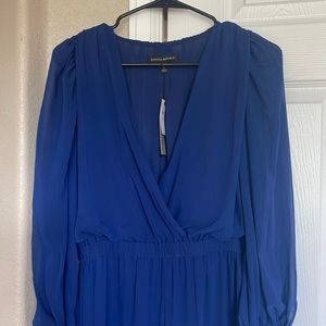 Navy Blue Full sleeve jumpsuit from BR. New with tags. size 4 petite.